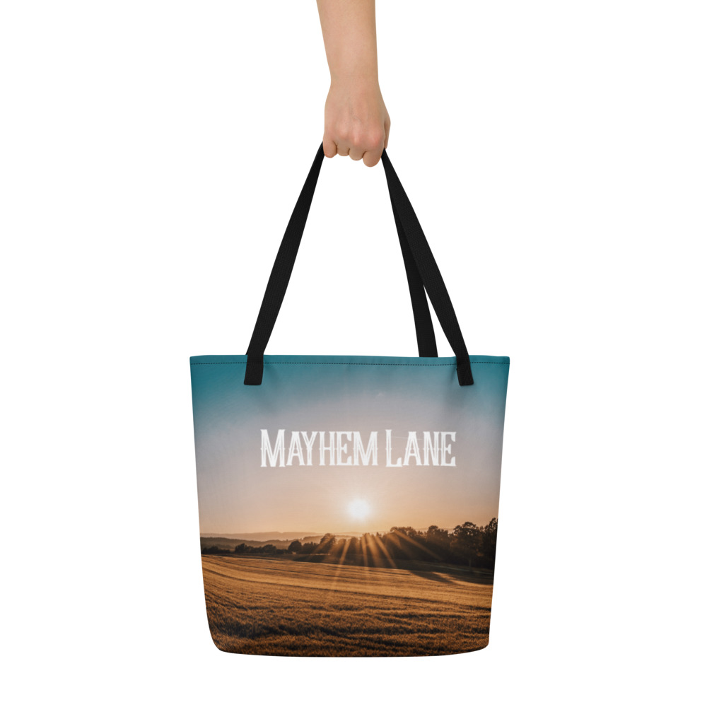 Mayhem Lane Sunset Tote Bag