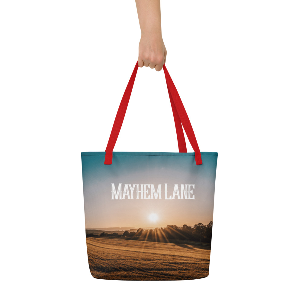 Mayhem Lane Sunset Tote Bag - Image 3