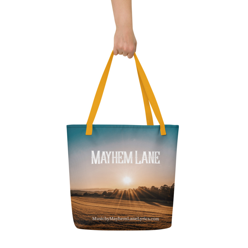 Mayhem Lane Sunset Tote Bag - Image 6